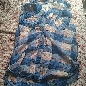 Sleeve cutoff flannel